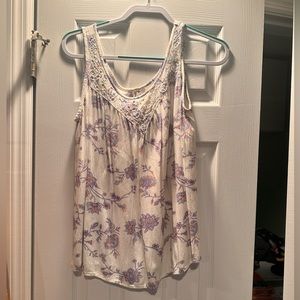 Floral tank top